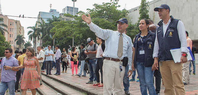 Alcalda particip en el V Simulacro Nacional de Respuesta a Emergencias