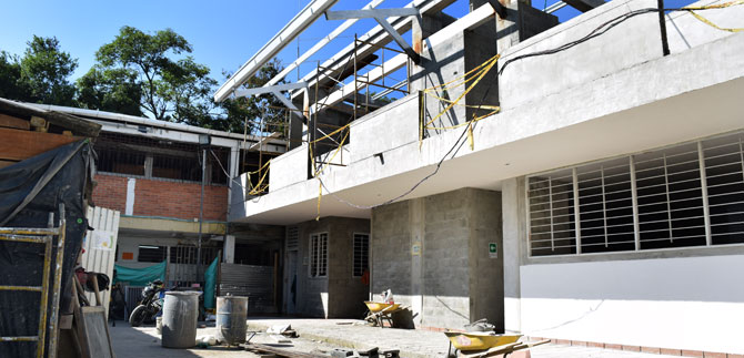 1.250 millones de pesos son destinados a la remodelacin de las instalaciones de la IE Monseor Ramn Arcila