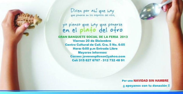Por una Navidad sin hambre, Banquete Social de la Feria 2013
