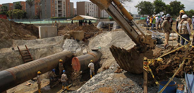 Obra de empalme en la tuber�a de Transmisi�n Sur (TTS) avanza seg�n cronograma