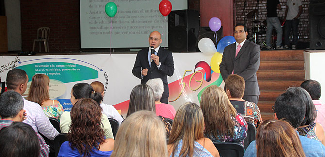 Alcalde (e) de Cali abri� nuevo periodo de clases, desde la IE Eustaquio Palacios