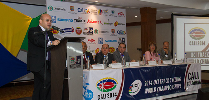 Solo falta la largada del Mundial de Ciclismo; Alcalde (e) hizo el lanzamiento