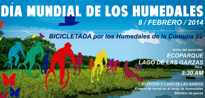 Abiertas inscripciones para participar de la bicicletada por los humedales de Cali