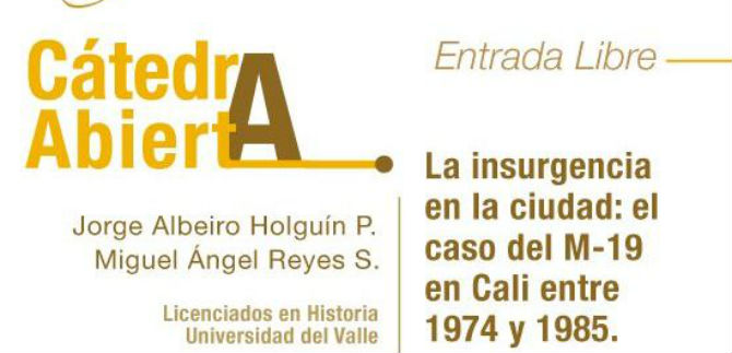 Archivo Hist�rico ofrece conferencia sobre el M-19 en Cali, este mi�rcoles