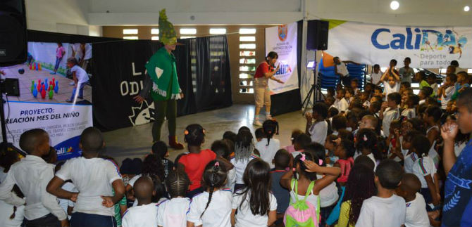 D�a del Ni�o llev� alegr�a y deporte a los barrios cale�os
