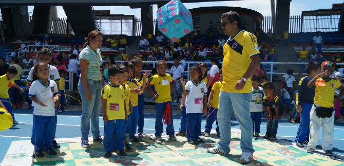Esp�ritu mundialista llega a la Instituci�n Educativa Julio de Caicedo y T�llez