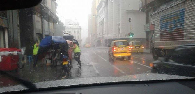 Vendaval del lunes dej� 5 lesionados leves y tumb� 6 �rboles y 1 antena