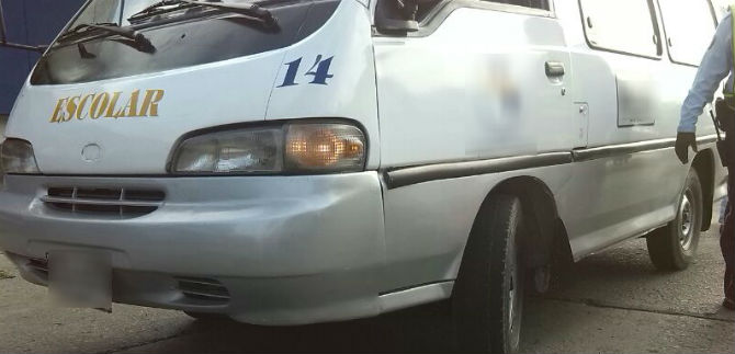 Tr�nsito ha inmovilizado 25 veh�culos de servicio especial y escolares, en dos meses