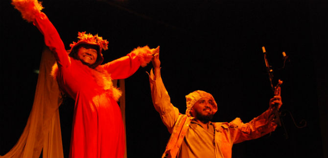 Teatro y talleres did�cticos en el corregimiento La Paz