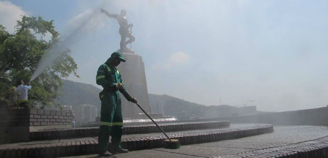 Sebasti�n de Belalc�zar y Paseo de la Avenida Colombia, listos para cumplea�os de Cali