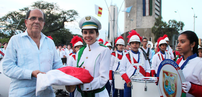 Bandas marciales le dieron regalo a Santiago de Cali en sus 478 a�os