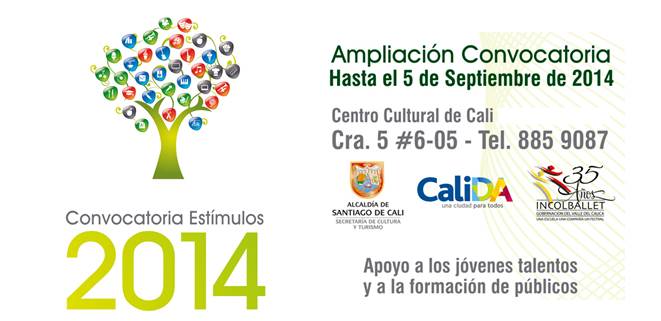 Ampl�an hasta el 5 de septiembre convocatoria a Est�mulos 2014