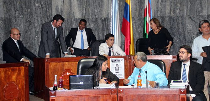 Concejales apoyaron posici�n de la Administraci�n al aprobar el POT para tres lustros