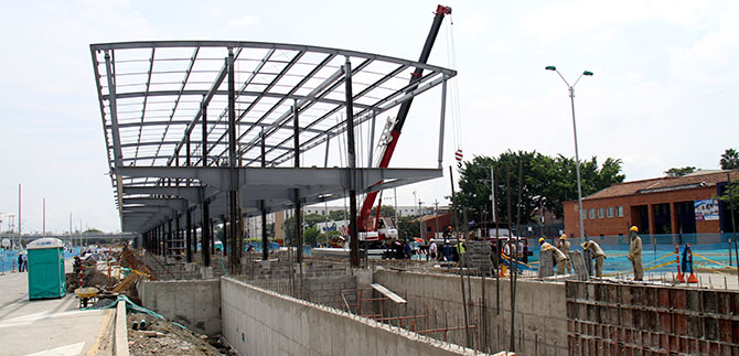 Terminal Calipso Julio Rinc�n est� en 61 % de obra, a 4 meses de su inauguraci�n
