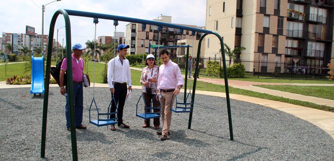 Nuevas zonas verdes fueron entregadas a los cale�os