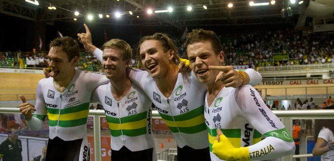 Extranjeros agradecen la hospitalidad de cale�os durante la Copa Mundo de Pista