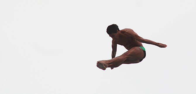 Cristian Aray�n, anfitri�n en la Serie Mundial de Clavados de Altura