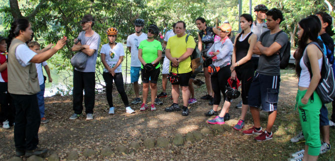 Con �xito culmin� tercera versi�n de la bicicletada por los humedales