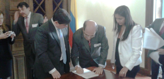 Alcald�a y Gobierno Nacional firmaron convenio para adquisi�n de 541 c�maras m�s de video vigilancia