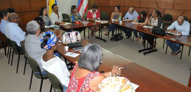 Se instal� la mesa conceptual del Festival de M�sica del Pacifico Petronio  �lvarez 2015