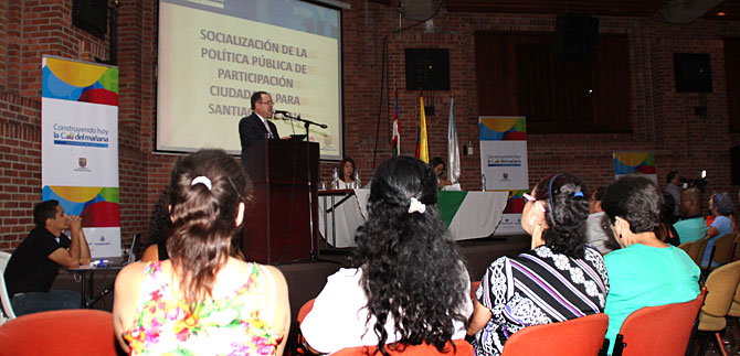 Cali ya cuenta con Pol�tica P�blica de Participaci�n Ciudadana
