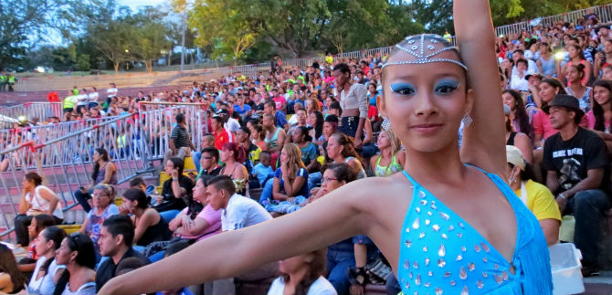 En el aire tengo la mente en blanco, dice bailarina de salsa de 14 a�os