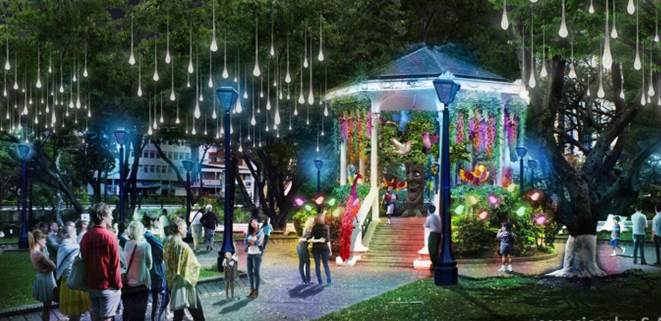 Secretar�a del Riesgo ubicar� sitios de encuentro en zona del alumbrado navide�o