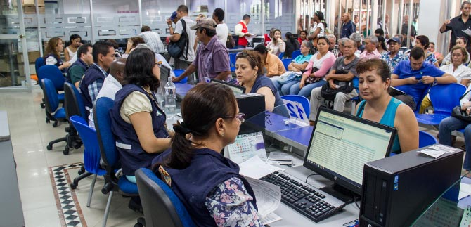 Centro de Atenci�n al Contribuyente atiende en jornada continua