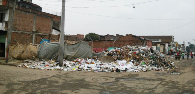 Limpieza en El Calvario