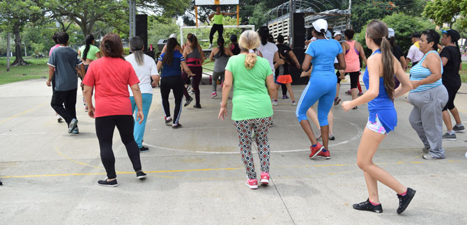 Gimnasia Dirigida en todas las Comunas y Corregimientos de Cali