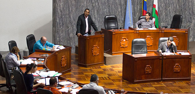 Secretar�a de Infraestructura y la Emru sustentan obras del Plan de Desarrollo ante el Concejo