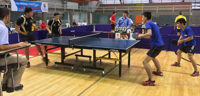 Apertura del XII Campeonato Nacional de Tenis de Mesa de Mayores