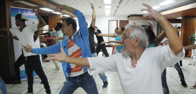 Los gestores de Cultura Ciudadana se capacitan en arte y movimientos corporales