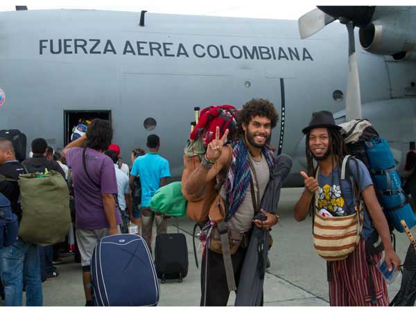 Llegan cartas de agradecimiento de viajeros que regresaron a sus hogares, tras el paro cafetero