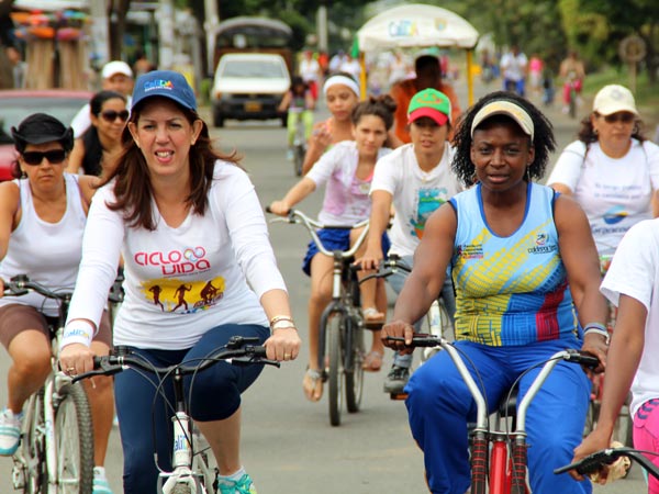 La Ciclovida de la Avenida Ciudad de Cali fue un homenaje a las mujeres