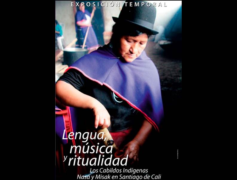 Conferencia sobre las riquezas de la poblaci�n nasa, en el Museo Religioso de Cali