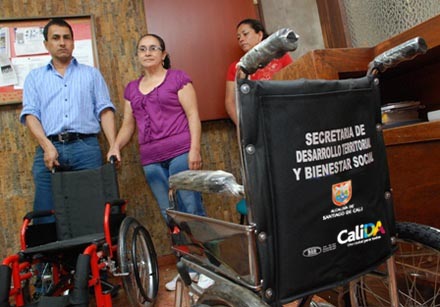 Se fortalece el banco de ayudas t�cnicas para poblaci�n con discapacidad