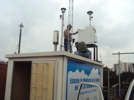 Recorrido del Dagma por nuevas estaciones de la red de monitoreo de aire