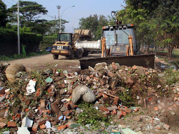 Escombros y el patrimonio arb�reo de Cali, en la mira de inversionistas extranjeros