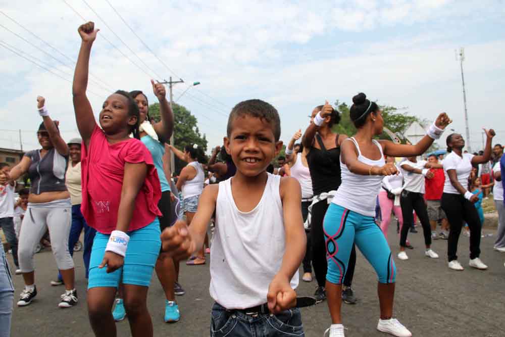 Los ni�os celebraron su d�a en la Ciclovida
