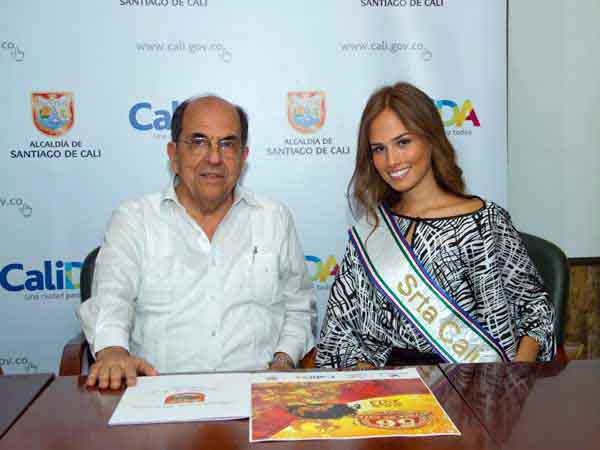 El alcalde Guerrero Velasco destac� las virtudes de la nueva Se�orita Cali