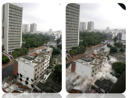 La implosi�n del Edificio Bol�var dar� paso a la segunda fase de la Plazoleta Jairo Varela