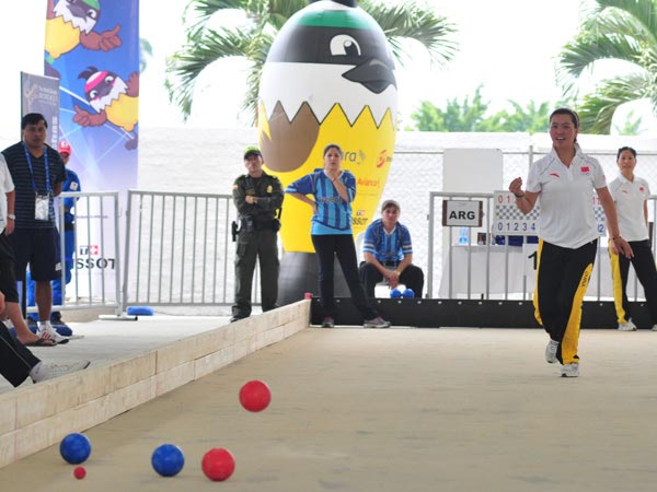 La ciudad empez� a aficionarse por las bochas, gracias a los World Games