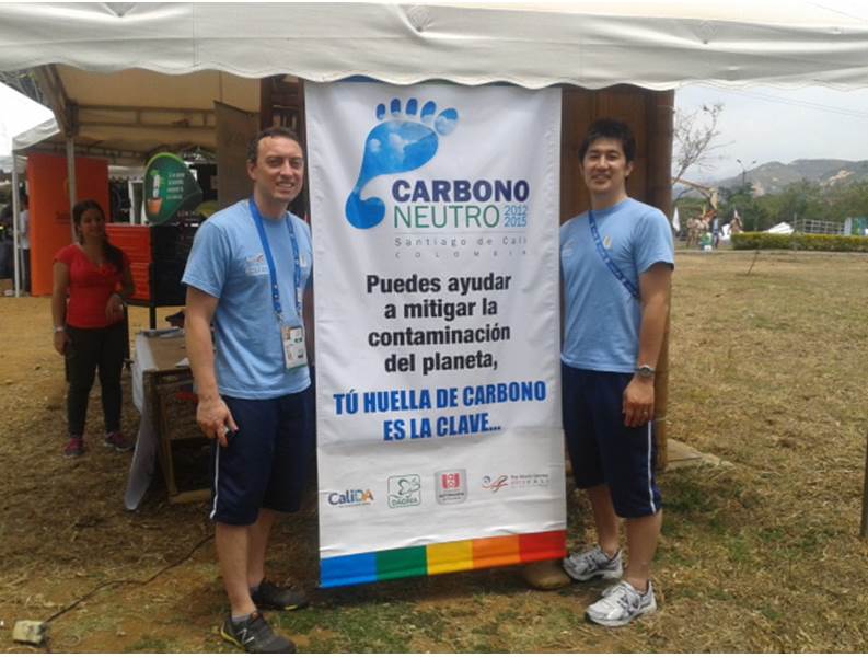 En los Juegos Mundiales, ciudadanos y turistas miden su huella de carbono