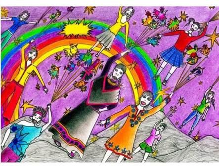 Forman en teatro a 80 mujeres de la comuna 3