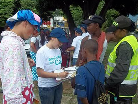 Alianza p�blico privada realiz� movilizaci�n ciudadana contra el trabajo infantil