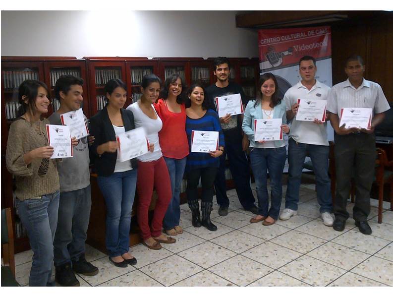 Con 20 participantes culmin� taller de proyectos audiovisuales en la Videoteca Municipal