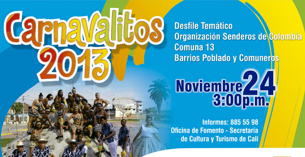 El Carnavalito llega este domingo a los barrios de Cali