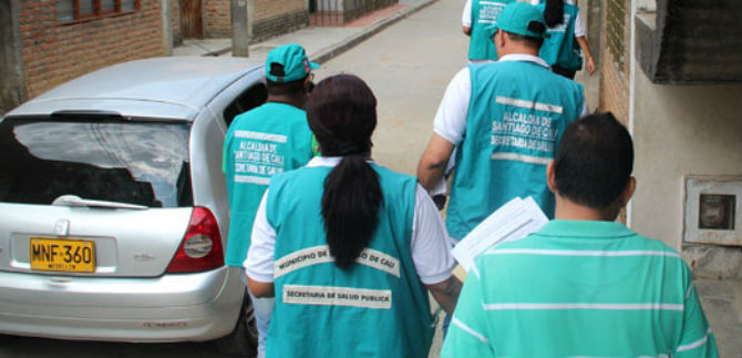 Visitados 972 predios, en jornada contra el dengue en la comuna 2