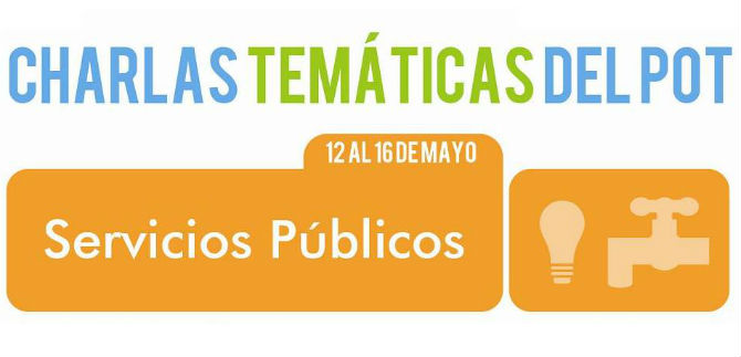 Planeaci�n invita a charla del POT sobre servicios p�blicos